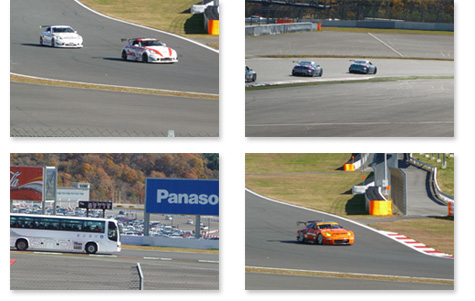 ウォームアップ走行＆同乗走行