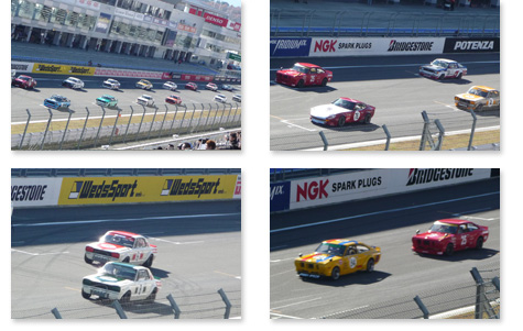 ヒストリックカー模擬レース