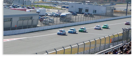 ウォームアップ走行＆同乗走行