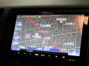 ランサーエボリューション10　ナビ