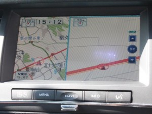 レガシィB4ブリッツェン　純正ナビ