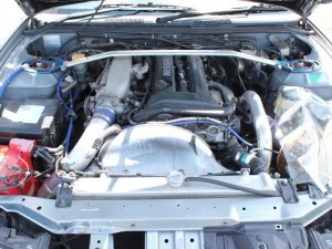 S15シルビアスペックR　エンジンルーム