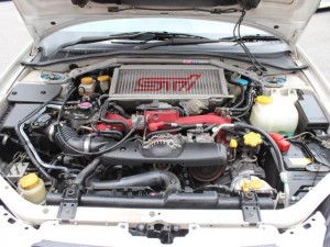 インプレッサWRX　エンジンルーム