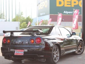 R34スカイラインGT-R Vスペック リヤ