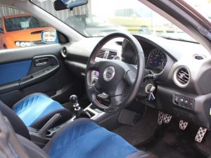 インプレッサWRXSTIプロドライブ　内装