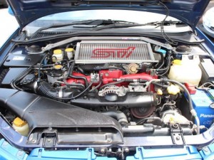 インプレッサWRXSTIプロドライブ　エンジンルーム