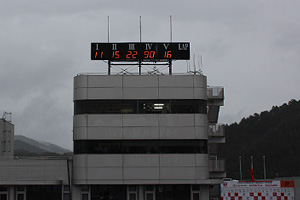 予選の空模様