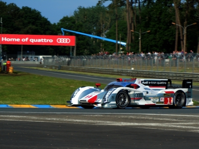 ル・マン24時間予選、2号車アウディがポールポジション獲得！2