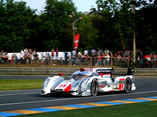 ル・マン24時間予選、2号車アウディがポールポジション獲得！4