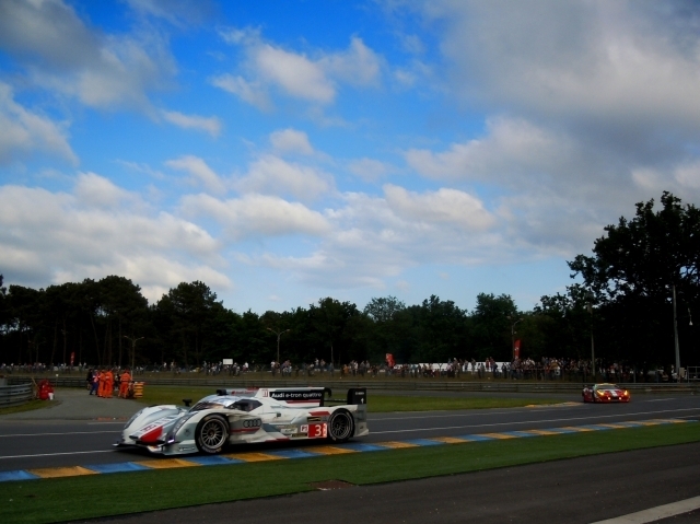 ル・マン24時間予選、2号車アウディがポールポジション獲得！5