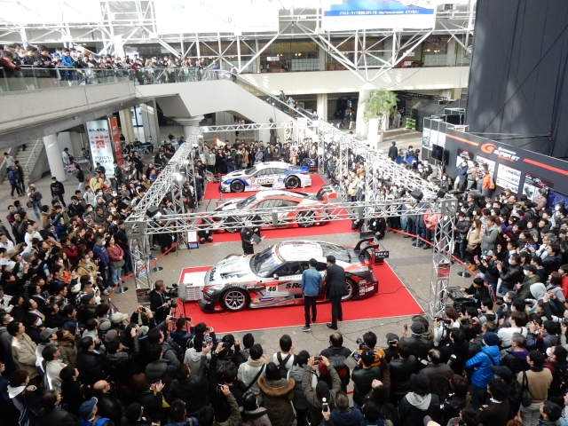 大阪オートメッセに、SUPER GT車両がお目見え！1