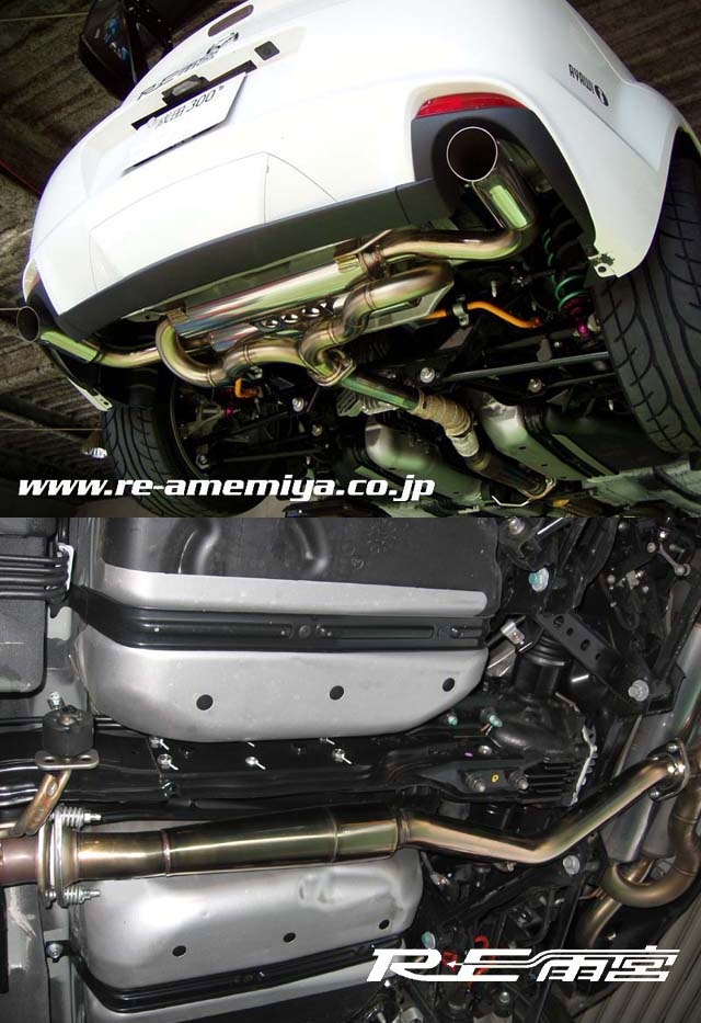 騒音成績表有り 雨宮ドルフィンテールマフラー&スーパーチャンバー RX8