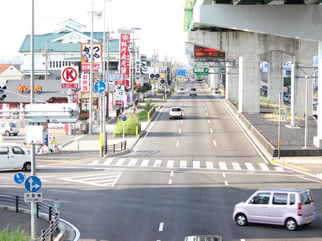 GTNET尾張へのアクセス 国道２２号線名古屋方面からの2枚目